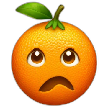 orange emoji