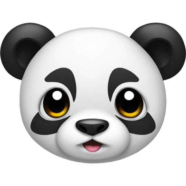 Panda with bow emoji