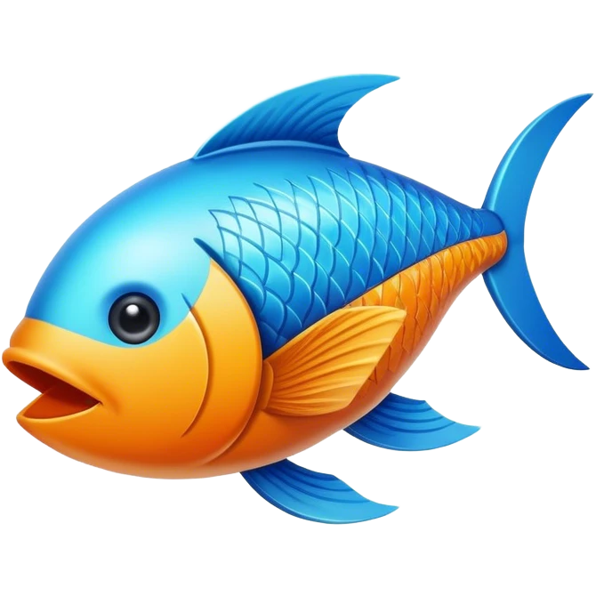 An airplane but it is shaped like a fish  emoji