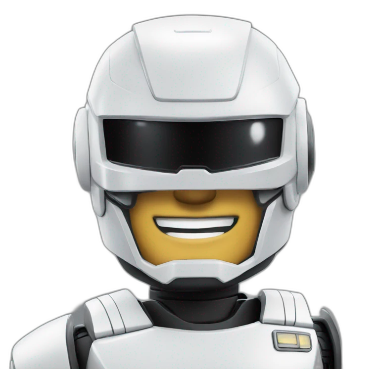 Robocop Smiling emoji