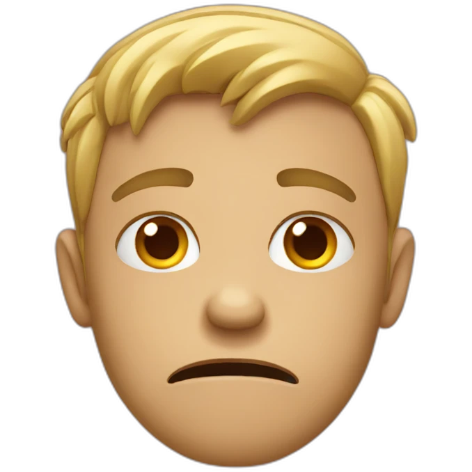 Stressed emoji