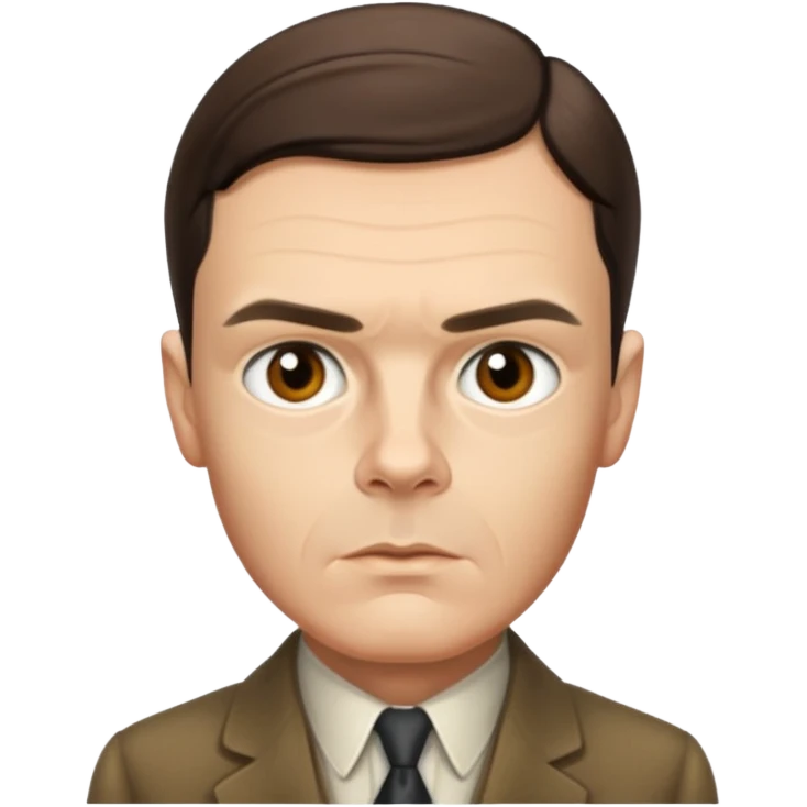alan turing face emoji