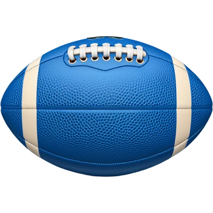 blue football ball emoji
