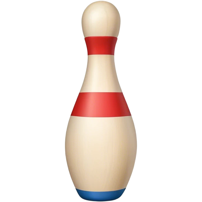 a bowling pin emoji