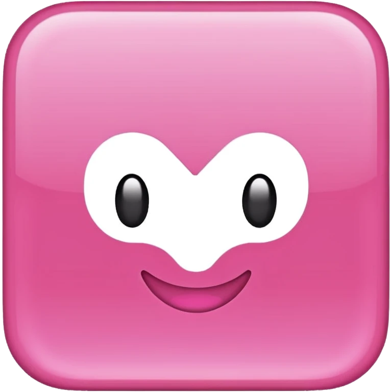 Pink square with 'OK' text emoji