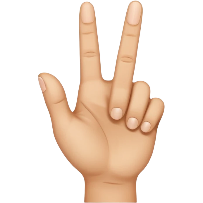 I want an emoji that looks like these👌🏻🤏🏻but i want that the the middle vinger touches the tumb and the other vingers dont. Can you do the Oke sign but than with de middle vinger emoji