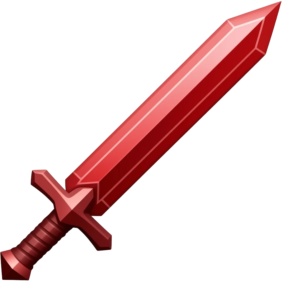 A red future sword emoji