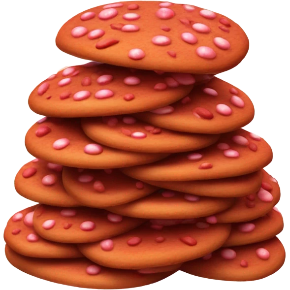 Red cookies  emoji