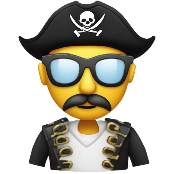 un pirate informatique emoji
