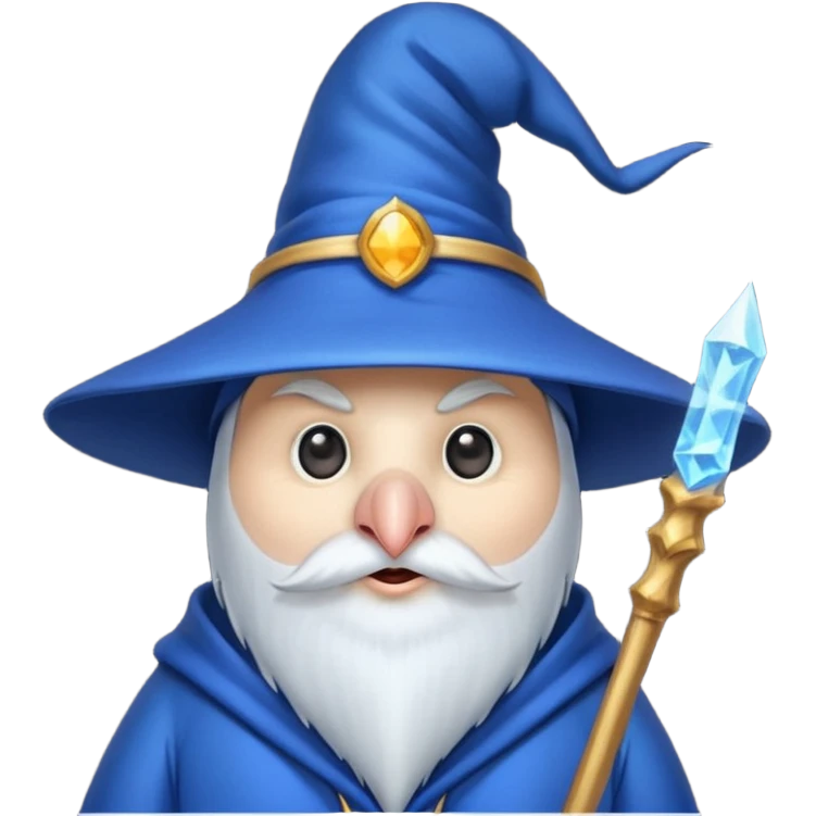 Penguin Wizard emoji