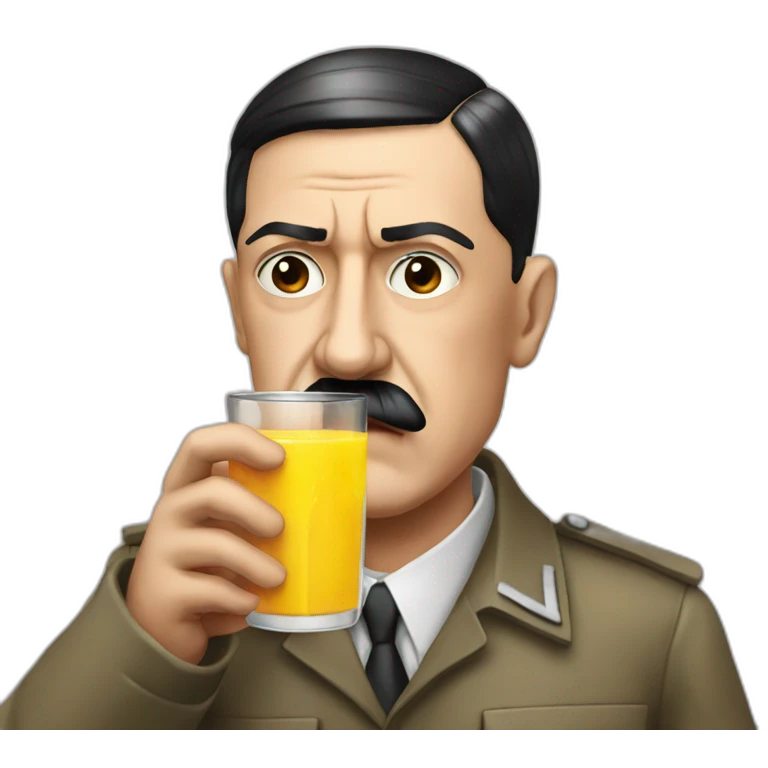hitler-drinking-juice emoji