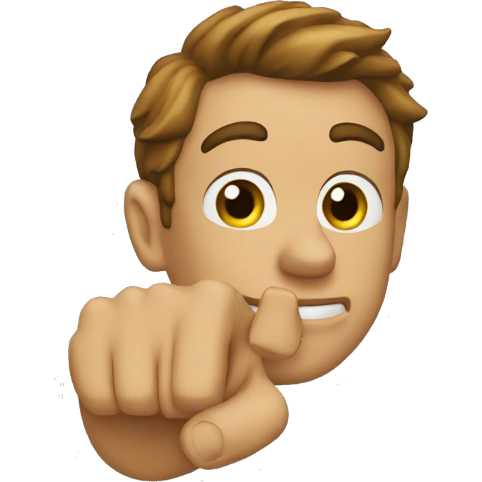 make him point out his indexfinger emoji