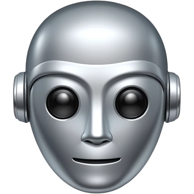 robot mirror emoji