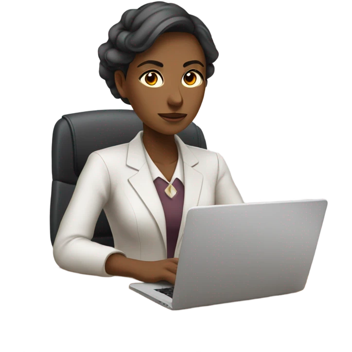Lady being productive  emoji
