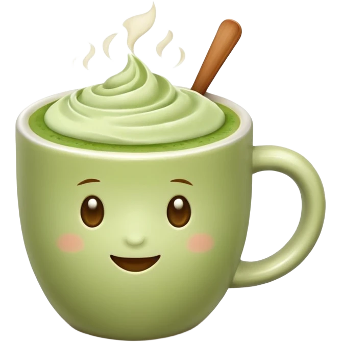 Matcha latte emoji