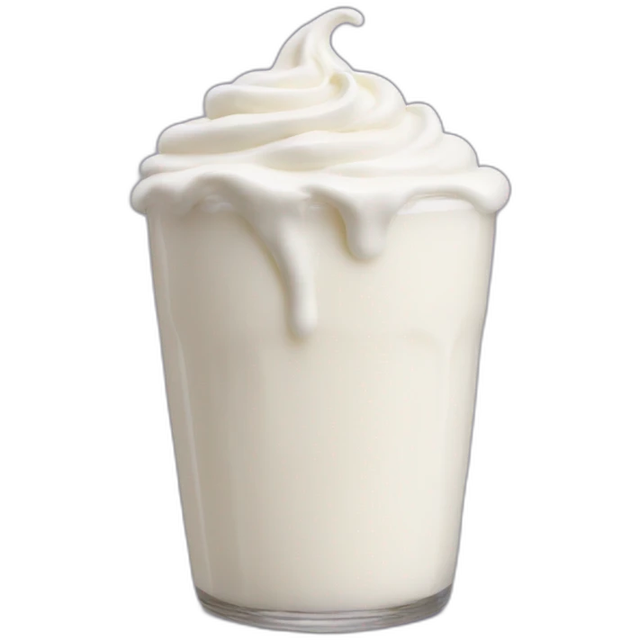 New York milkshake yogurt emoji