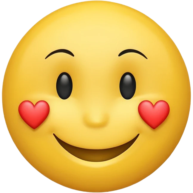 Smiley face with heart emoji