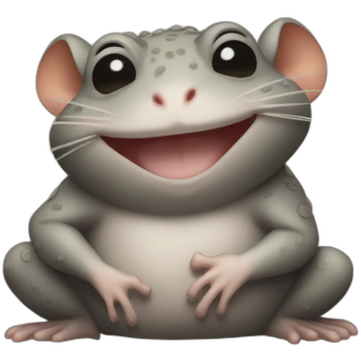 Toad hug rat emoji
