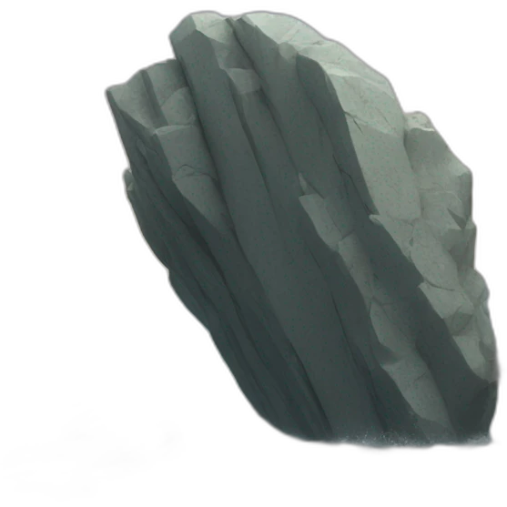 Stone falling into the sea emoji