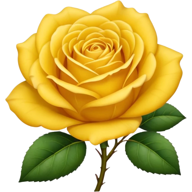 yellow rosw emoji