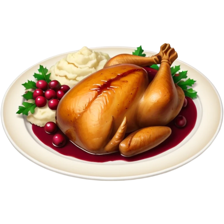 festive dinner plate emoji