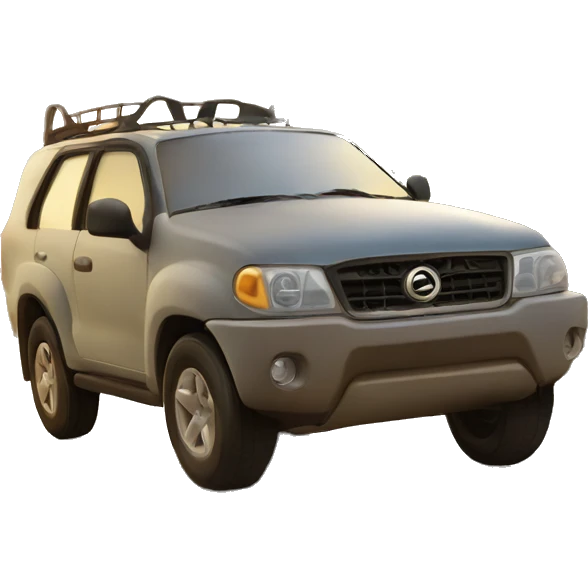 car on winding road emoji