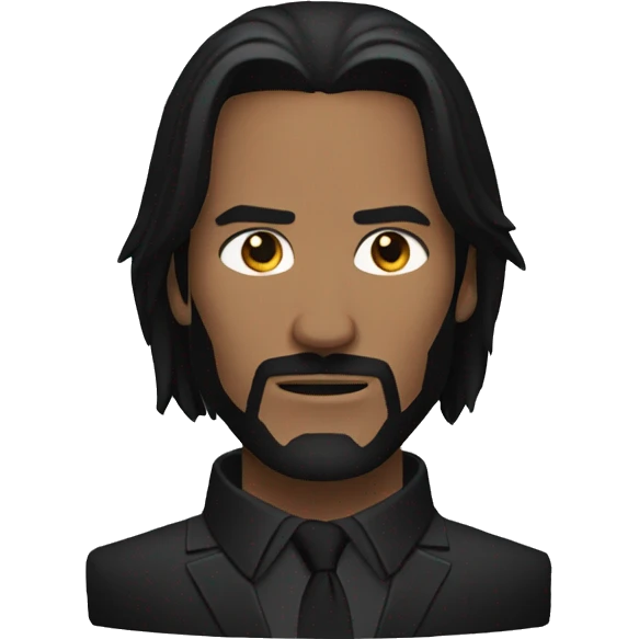 john wick as a black man emoji