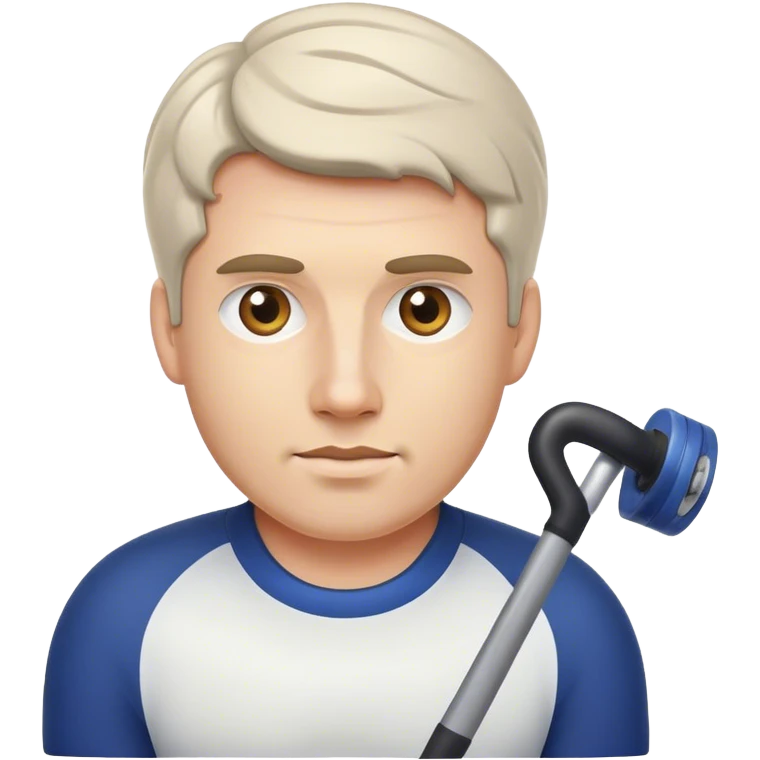 Crush me…man who plays curling emoji