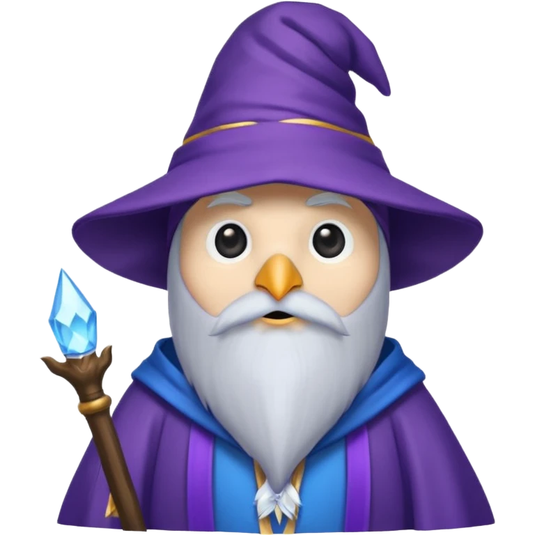 Penguin Wizard emoji