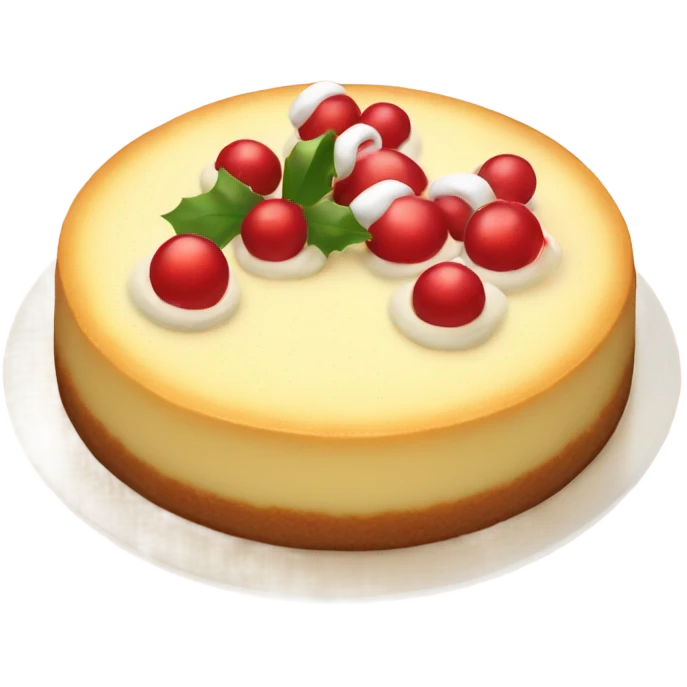 Christmas food japanese cheesecake emoji
