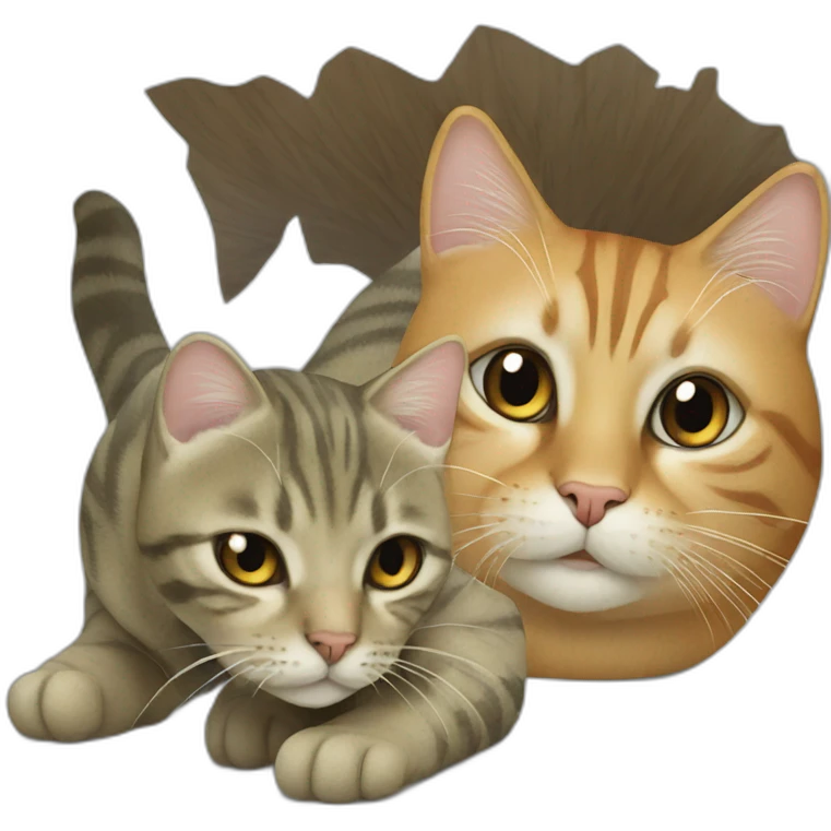 Cat and turtul emoji