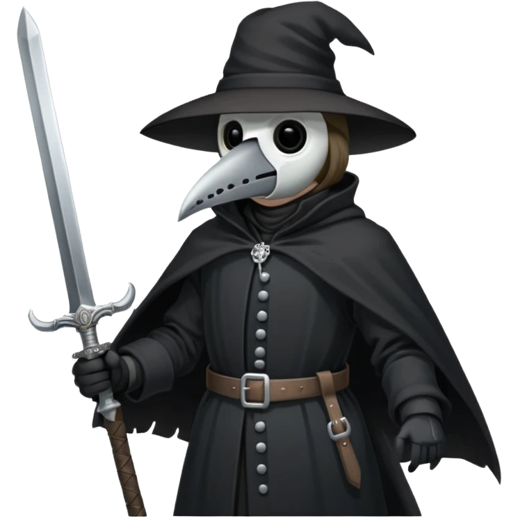 plague dr sword snow emoji