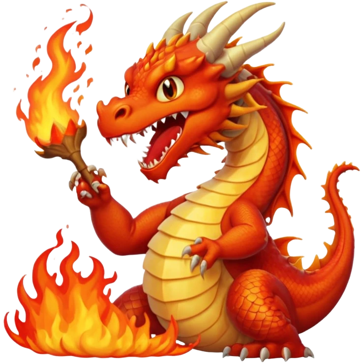  A dragon eating a person emoji