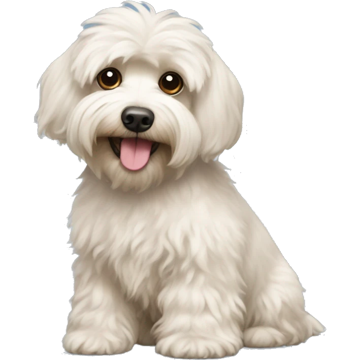 Havanese poodle mix emoji
