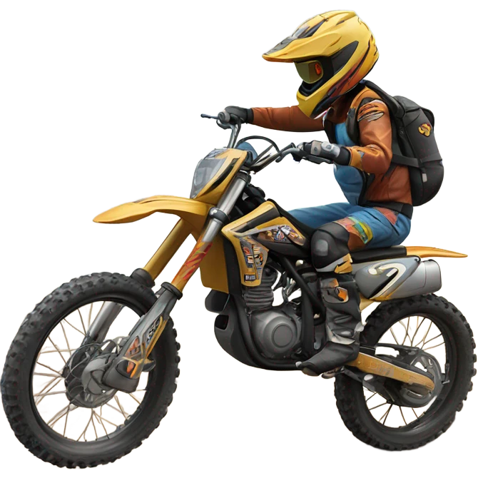 Dirt bike emoji