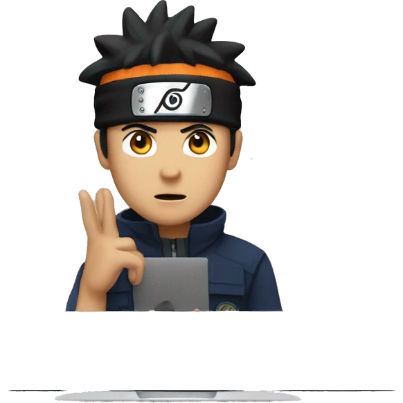 Naruto works with the MacBook emoji