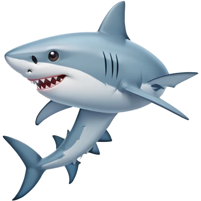 Shark with a swim suit  emoji