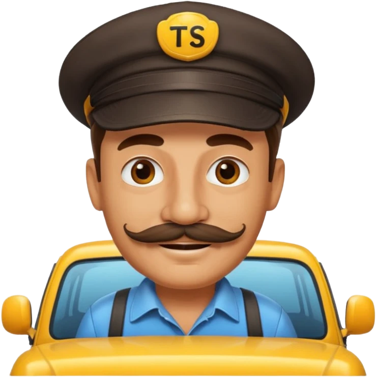 taxi driver emoji