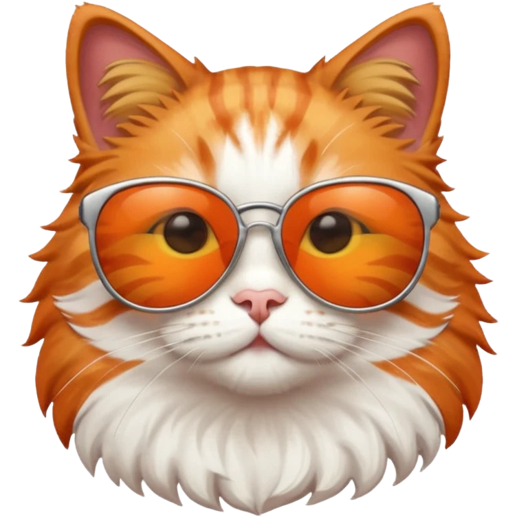 Cat wearing sunglasses emoji