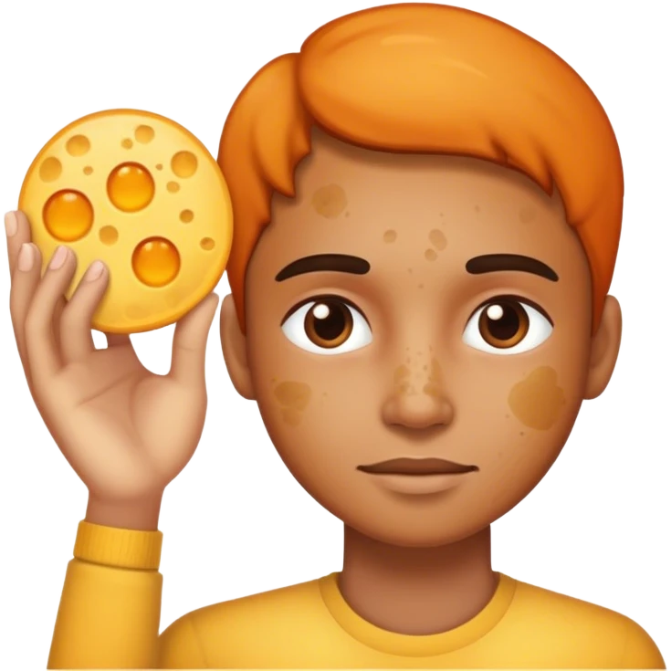 hyperpigmentation face emoji
