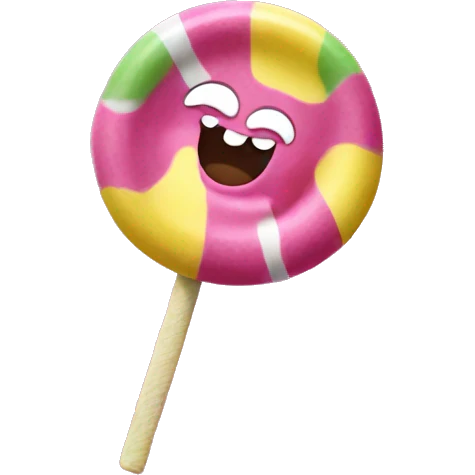 Sour candy emoji