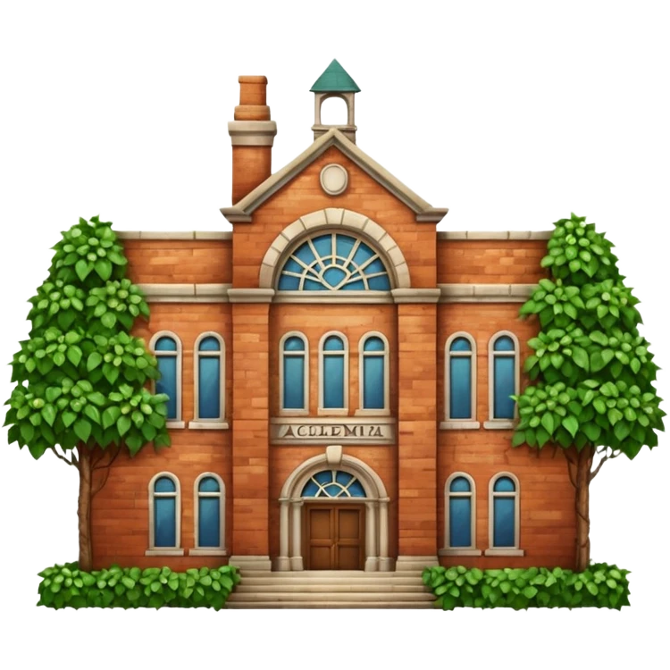 Vintage academia university  emoji