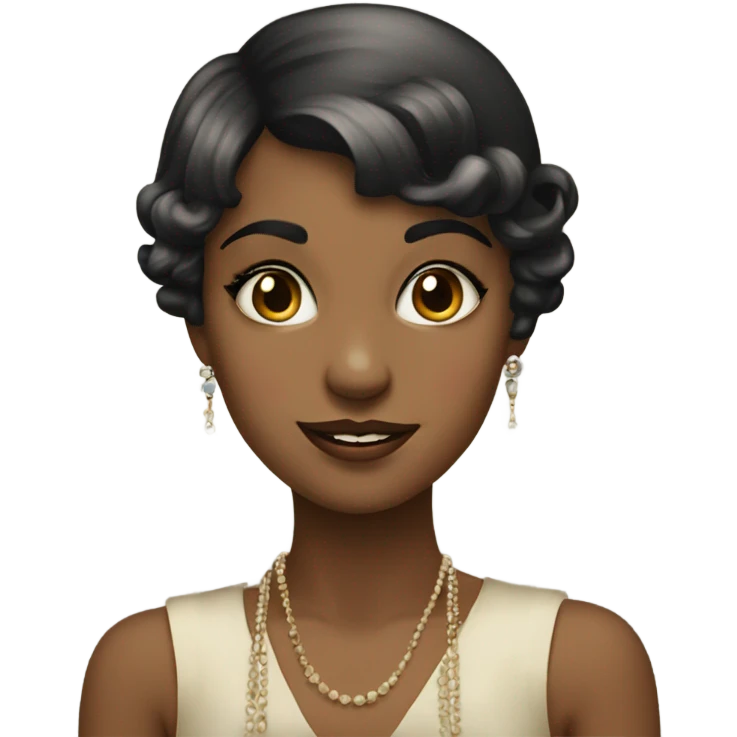 1920s girl  emoji