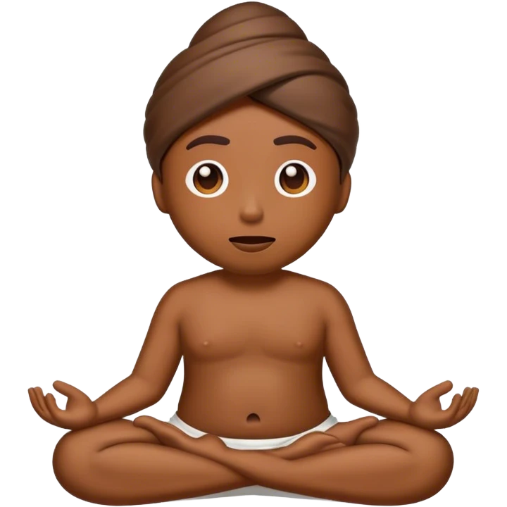 meditating poop emoji emoji