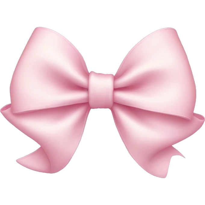 light pink bow  emoji