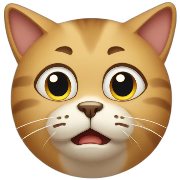 frustrated cat emoji
