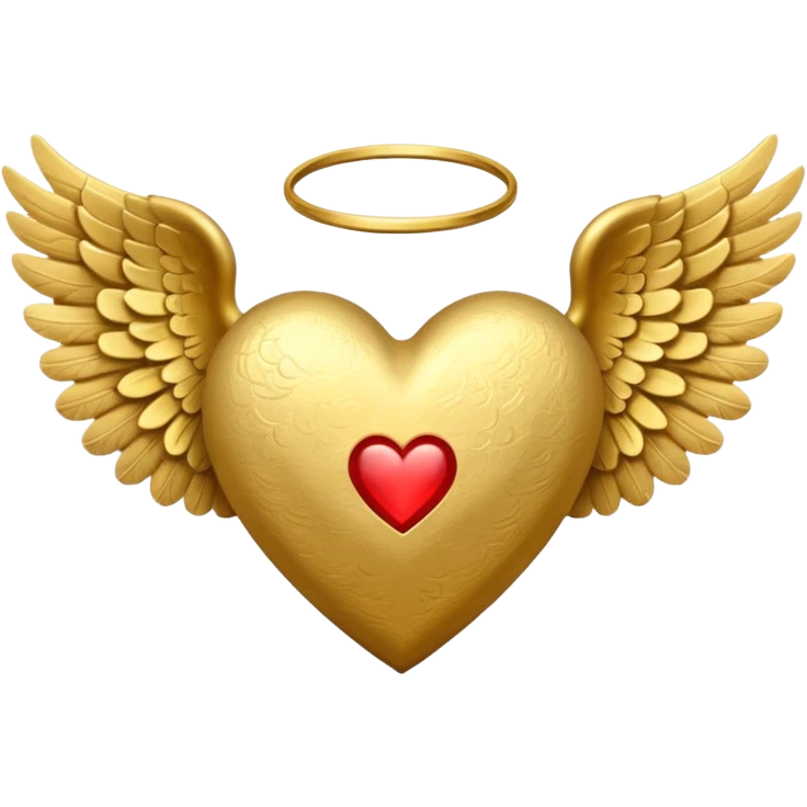 heart with angel wings emoji