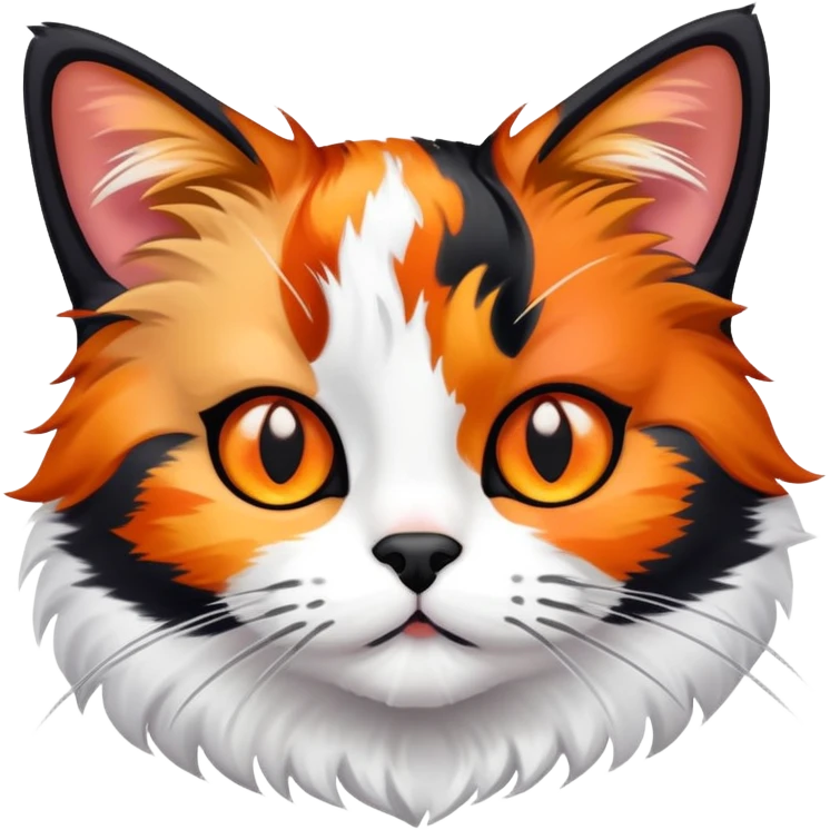 Calico cat emoji