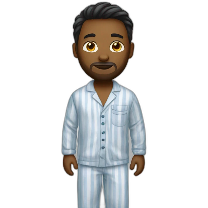 designer in pajamas emoji