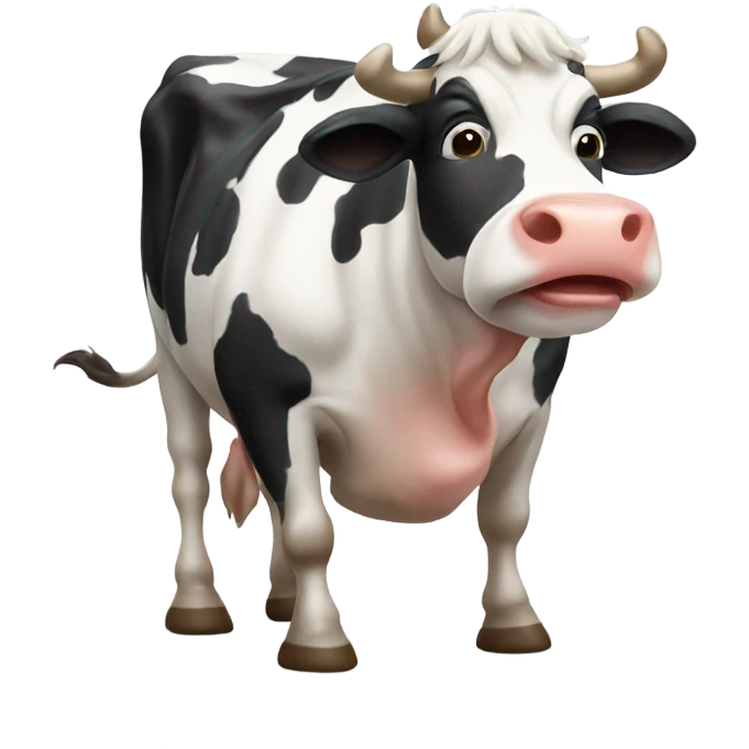 Cow that fart emoji
